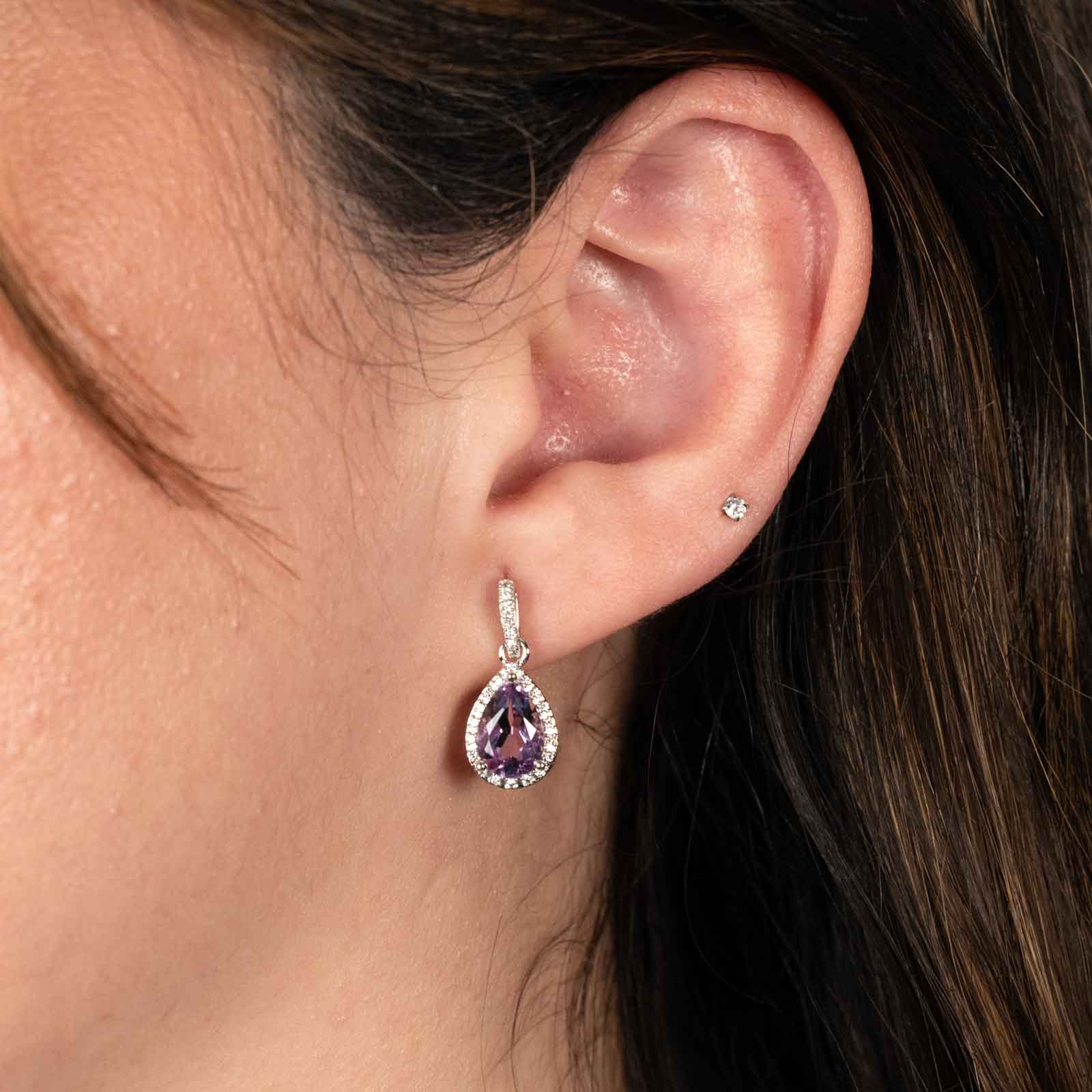 Amethyst good Drop Earrings