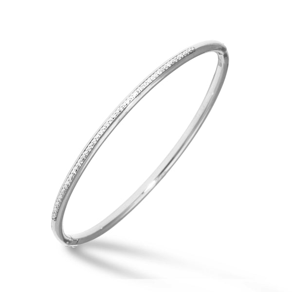 Square Links Diamond Bangle Bracelet, 14K White Gold  Diamond Stores Long  Island – Fortunoff Fine Jewelry