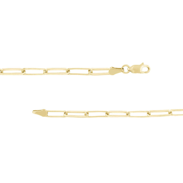 Silver Reflections 24K Gold Over Brass 18-24 Box Chain Necklace, One Size , No Color Family