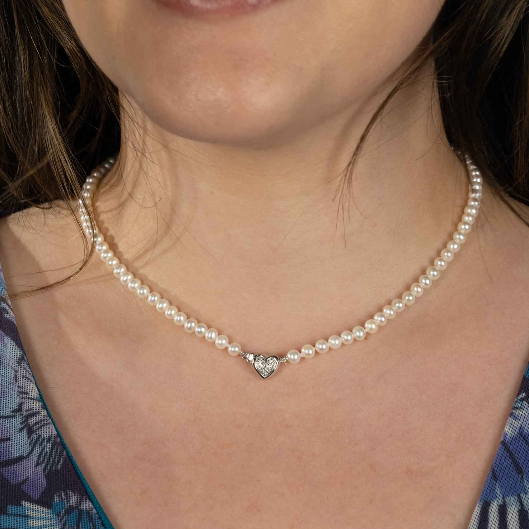 Grade A Freshwater Pearl store Necklace with 14 Karat Gold Rear Clasp