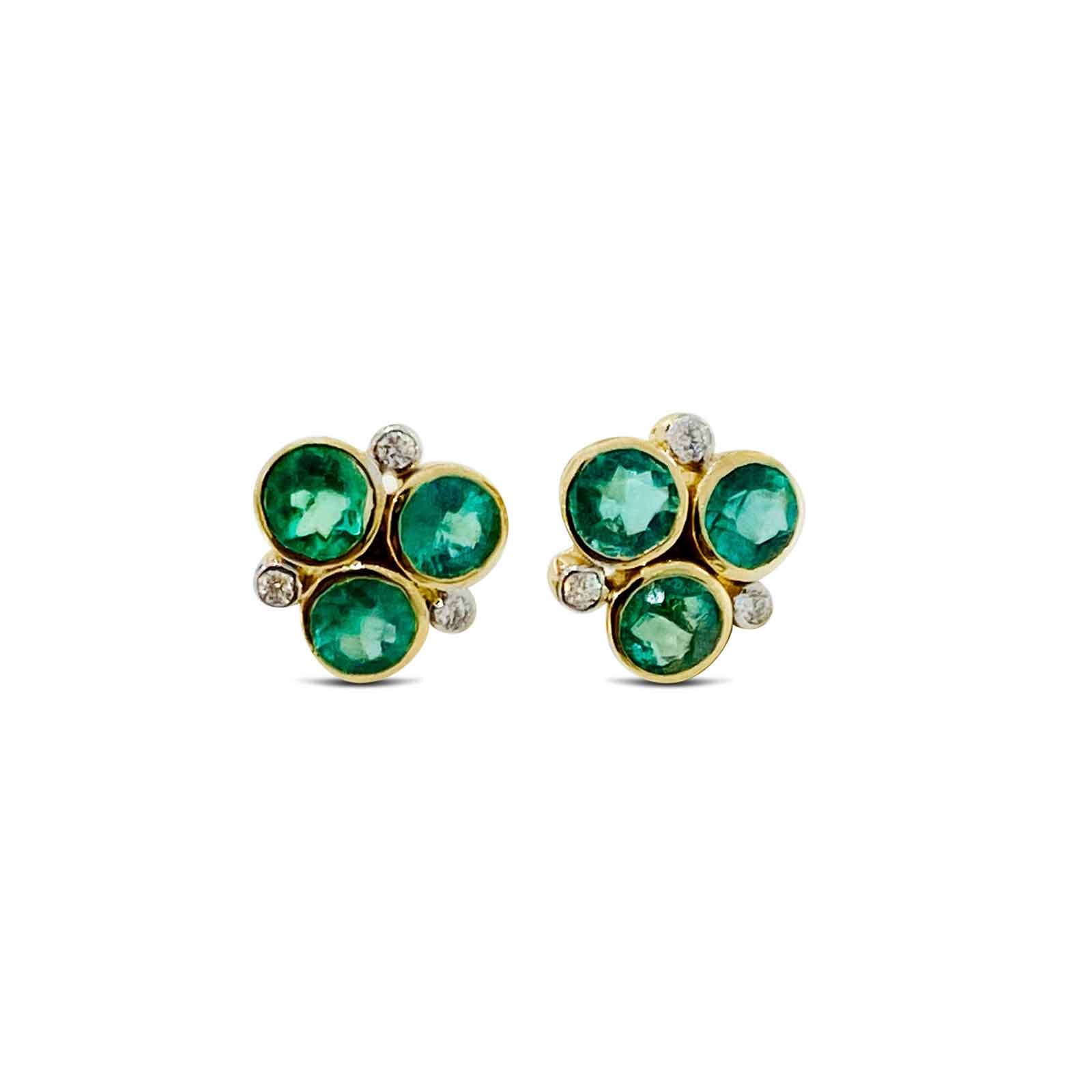 Emerald earrings 2025 h samuel