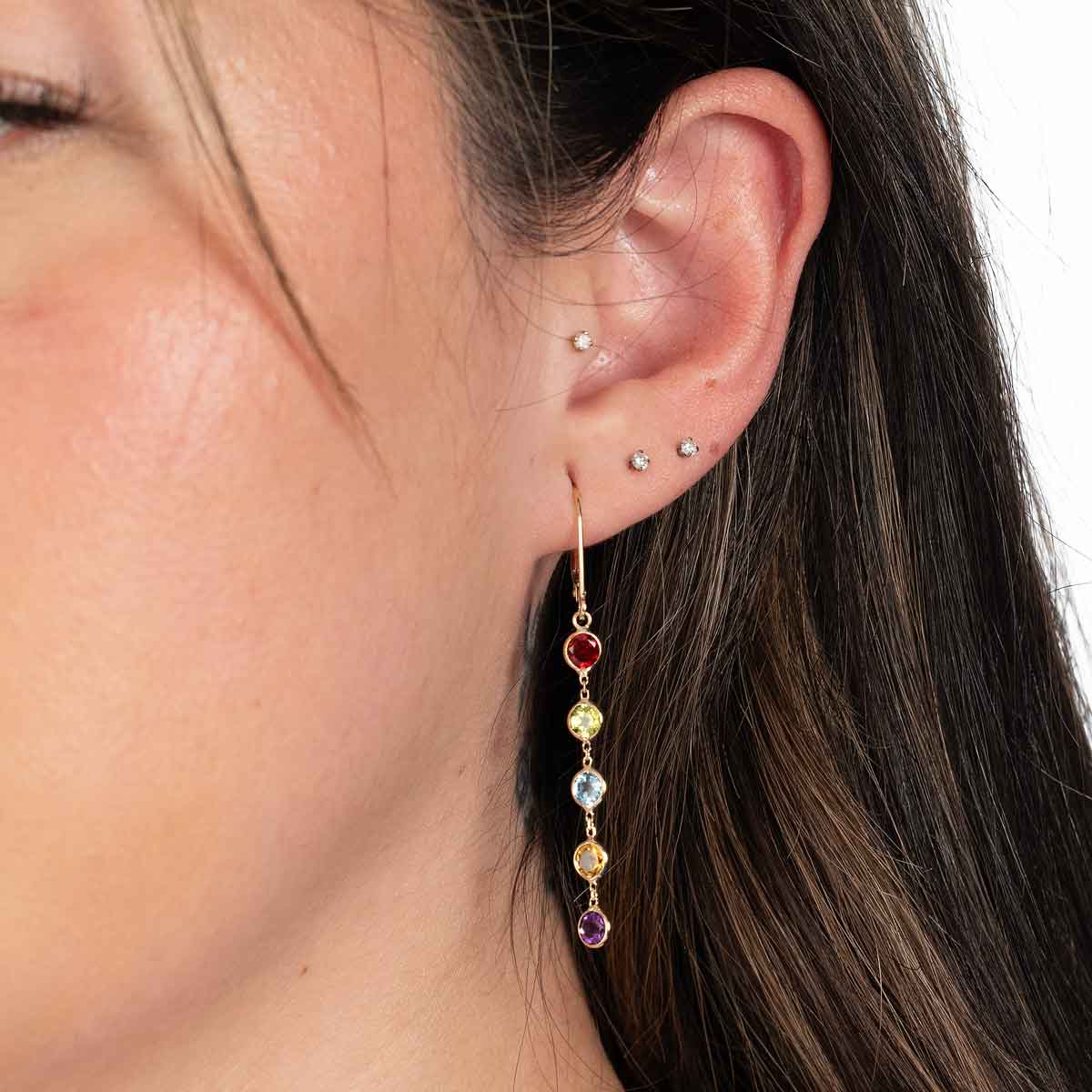 Yellow Chimes Dangler Earrings for Women with Crystal Heart shaped –  YellowChimes