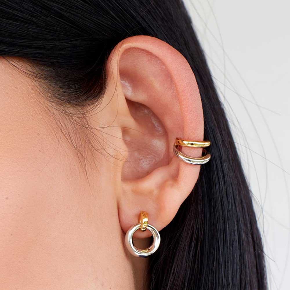 1pc Punk Tassel Leaf Earrings Hot Chain Ear Cuff Earring Women's Fashion  Trendy | eBay