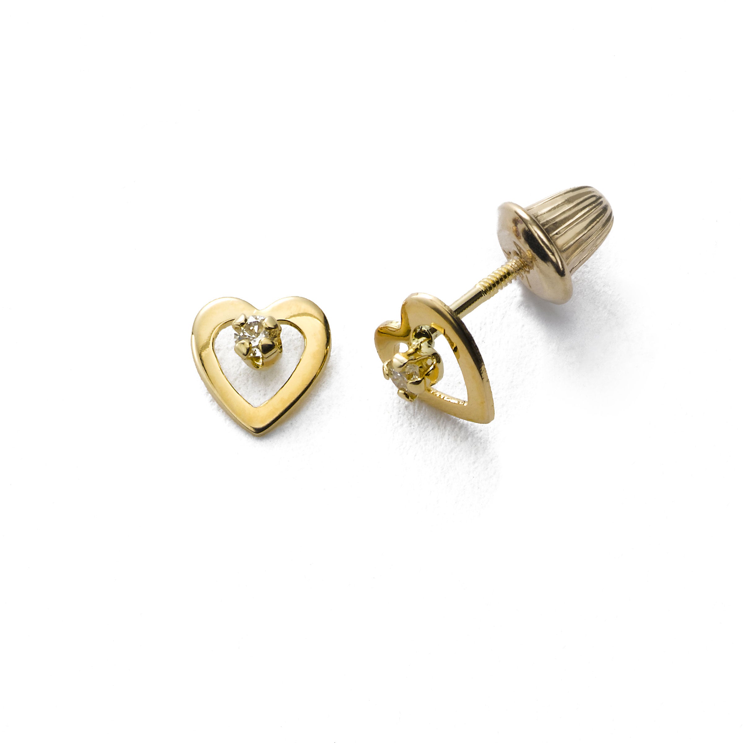 Maple Leaf Earrings Vintage 14K Yellow Gold Screw Backings Estate Fine Jewelry