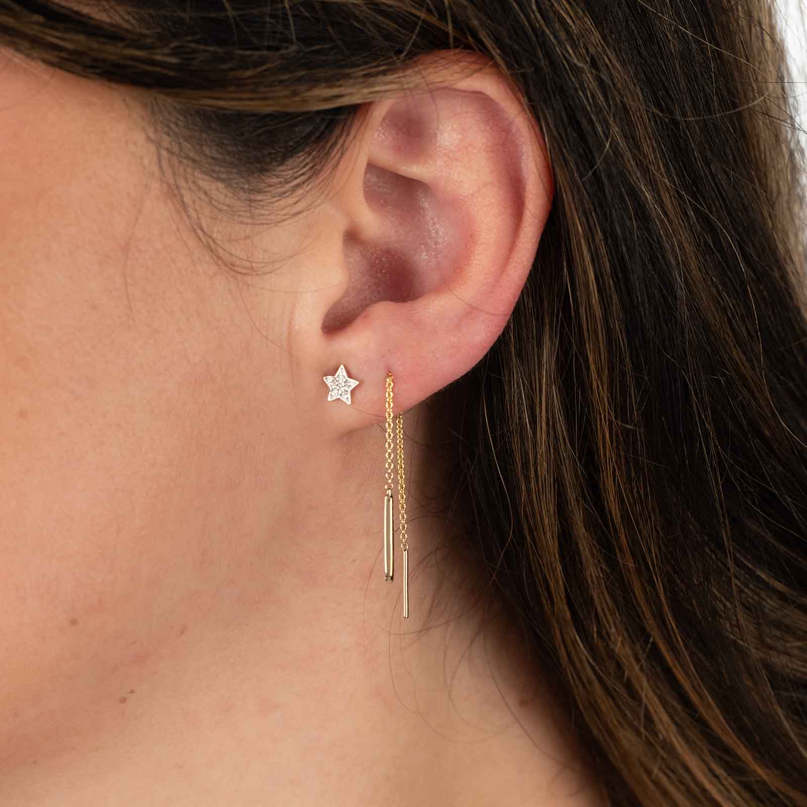 Threader on sale style earrings