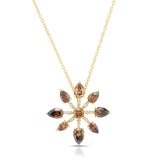 Fancy Brown Diamond Pendant, 14K Yellow Gold