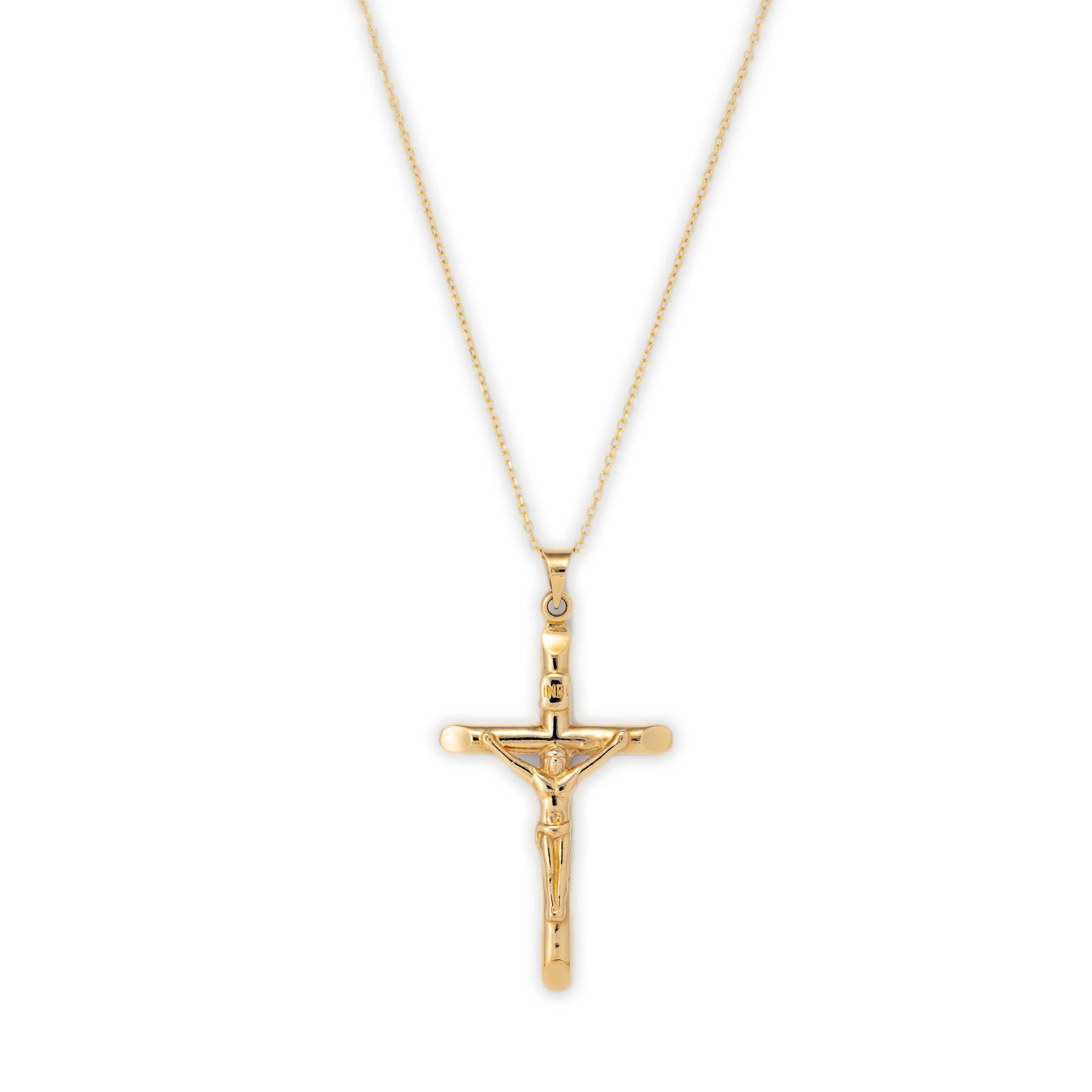 Crucifix Cross Pendant, 14K Yellow Gold – Fortunoff Fine Jewelry