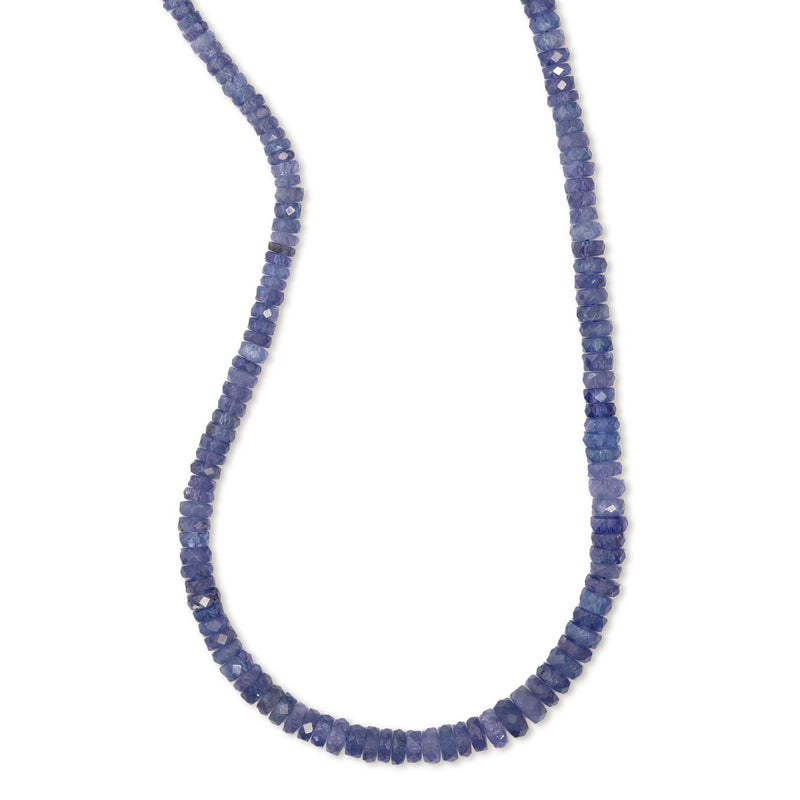 Rare Tanzanite Bead Strand, 18 Inches