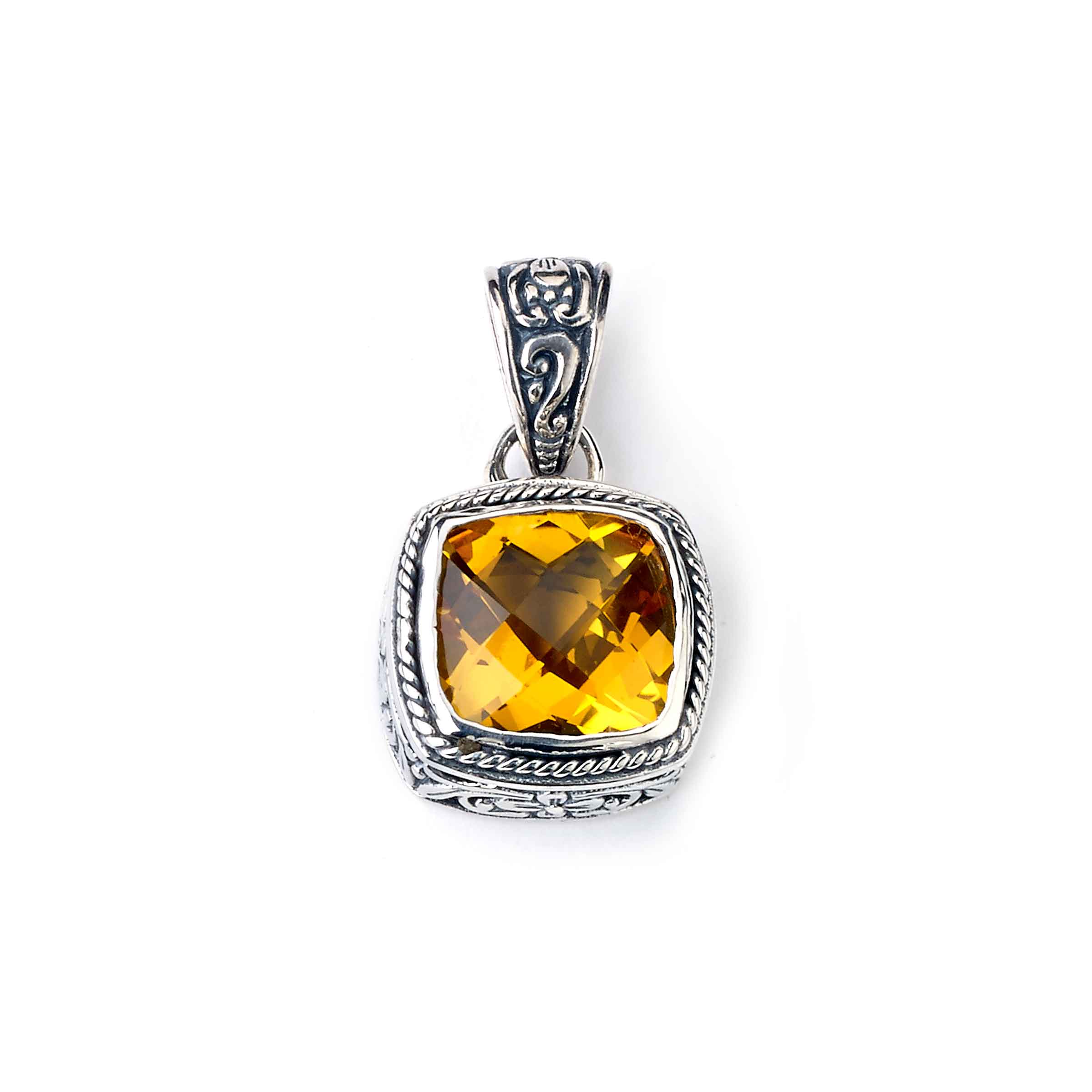 Sterling Silver Citrine store Pendant