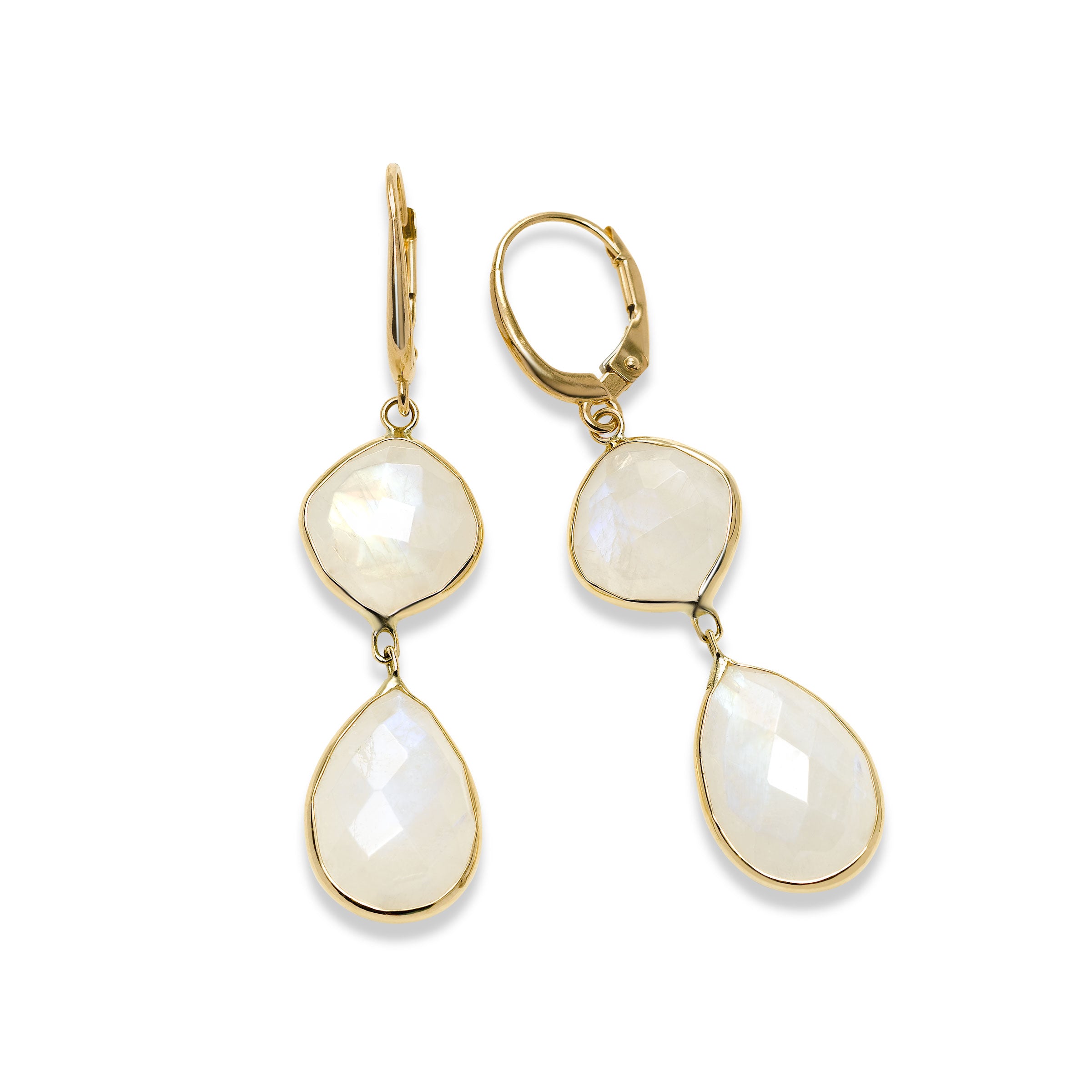 Victorian Inspired Moonstone and Diamond Drop Earrings at Susannah Lovis  Jewellers