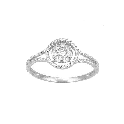 Round Diamond Halo Engagement Ring, .90 Carat Center, 14K White Gold   Diamond Stores Long Island - Fortunoff Jewelry – Fortunoff Fine Jewelry