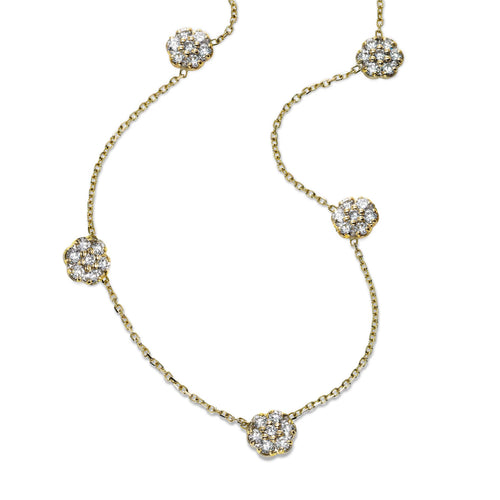 Diamond Wreath Necklace, 14K Rose Gold  Diamond Stores Long Island –  Fortunoff Fine Jewelry