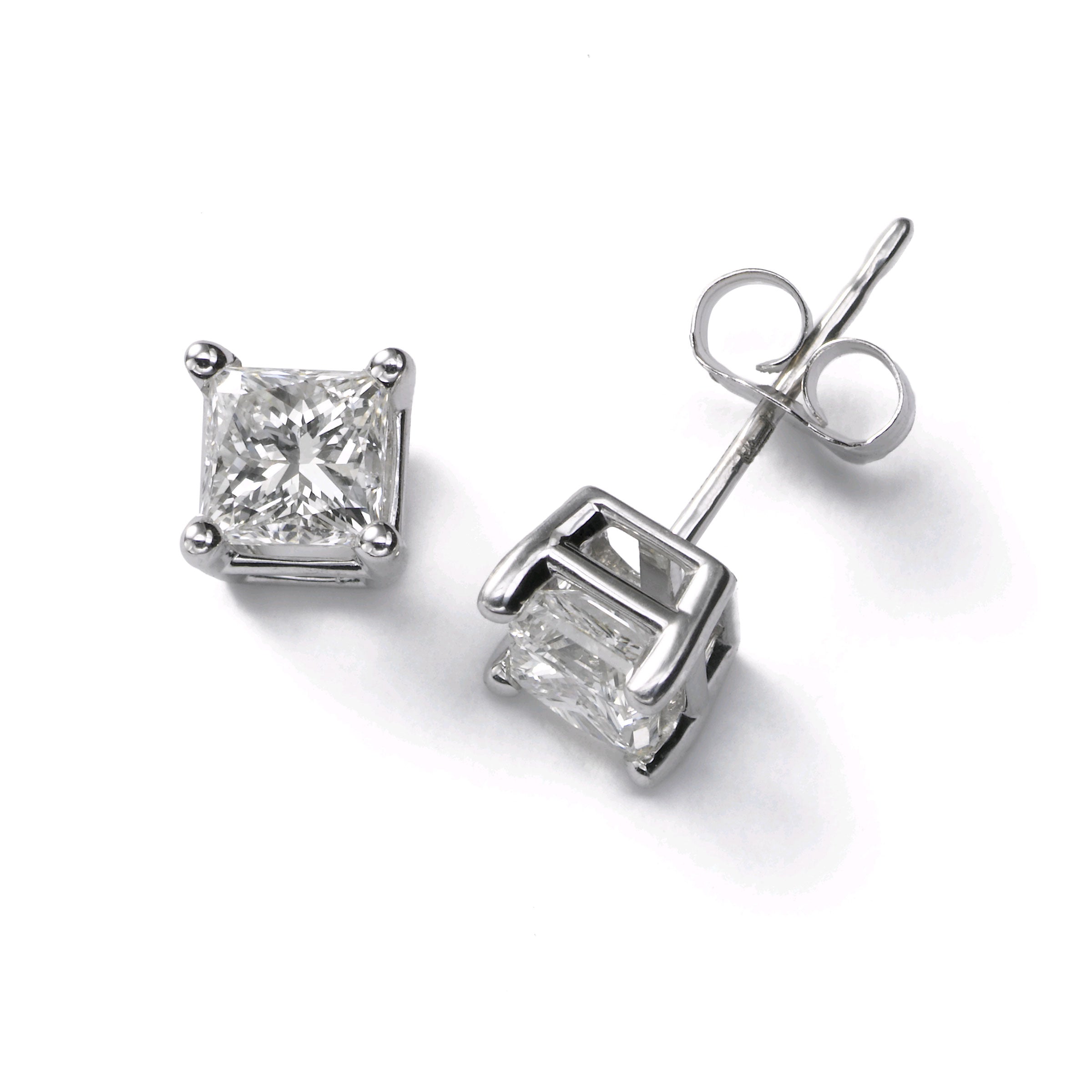 Diamond Stud Earrings, .40 Carat Total, SI1/SI2, 14K White Gold – Fortunoff  Fine Jewelry