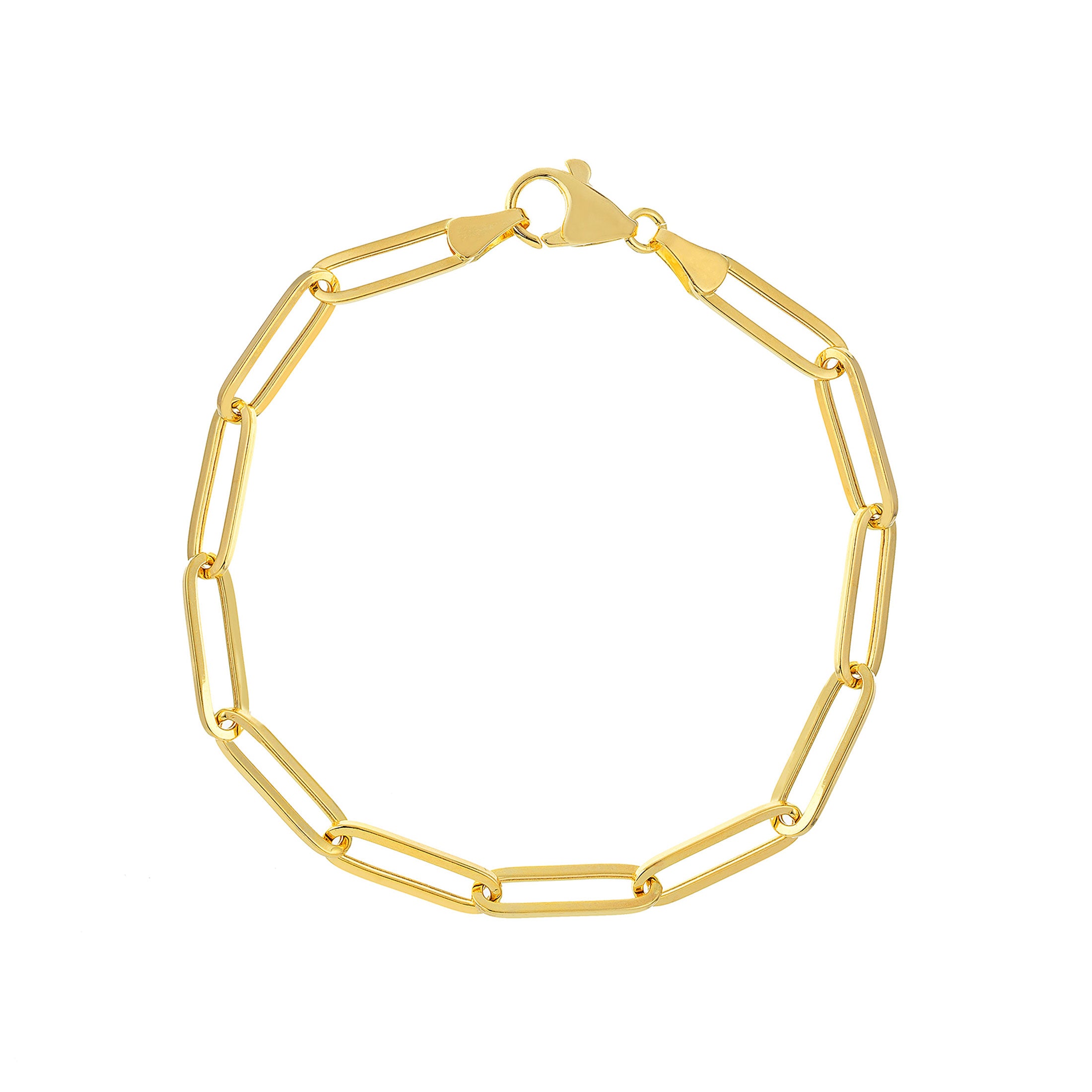 Chain bracelet yellow – Patches Of Upcycling