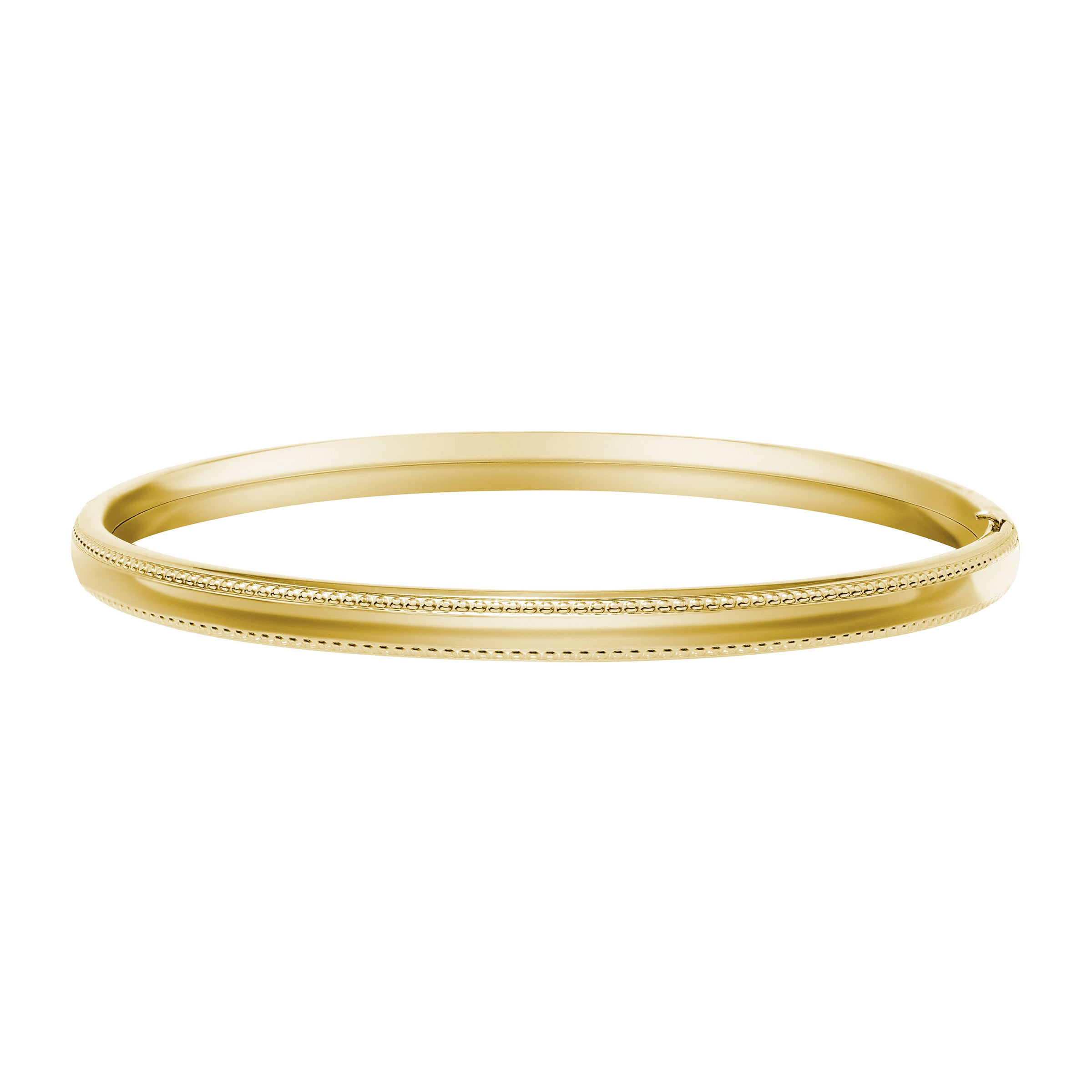 Olas d'Oro Bracelet - 14K Yellow Gold Geometric Octagon Bangle Bracele –  Robinson's Jewelers