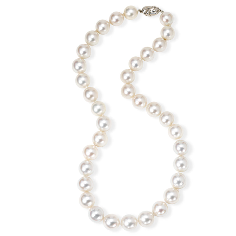 Freshwater Pearl Necklaces, 14 MM LUSTROUS WHITE PEARL NECKLACE -nk291