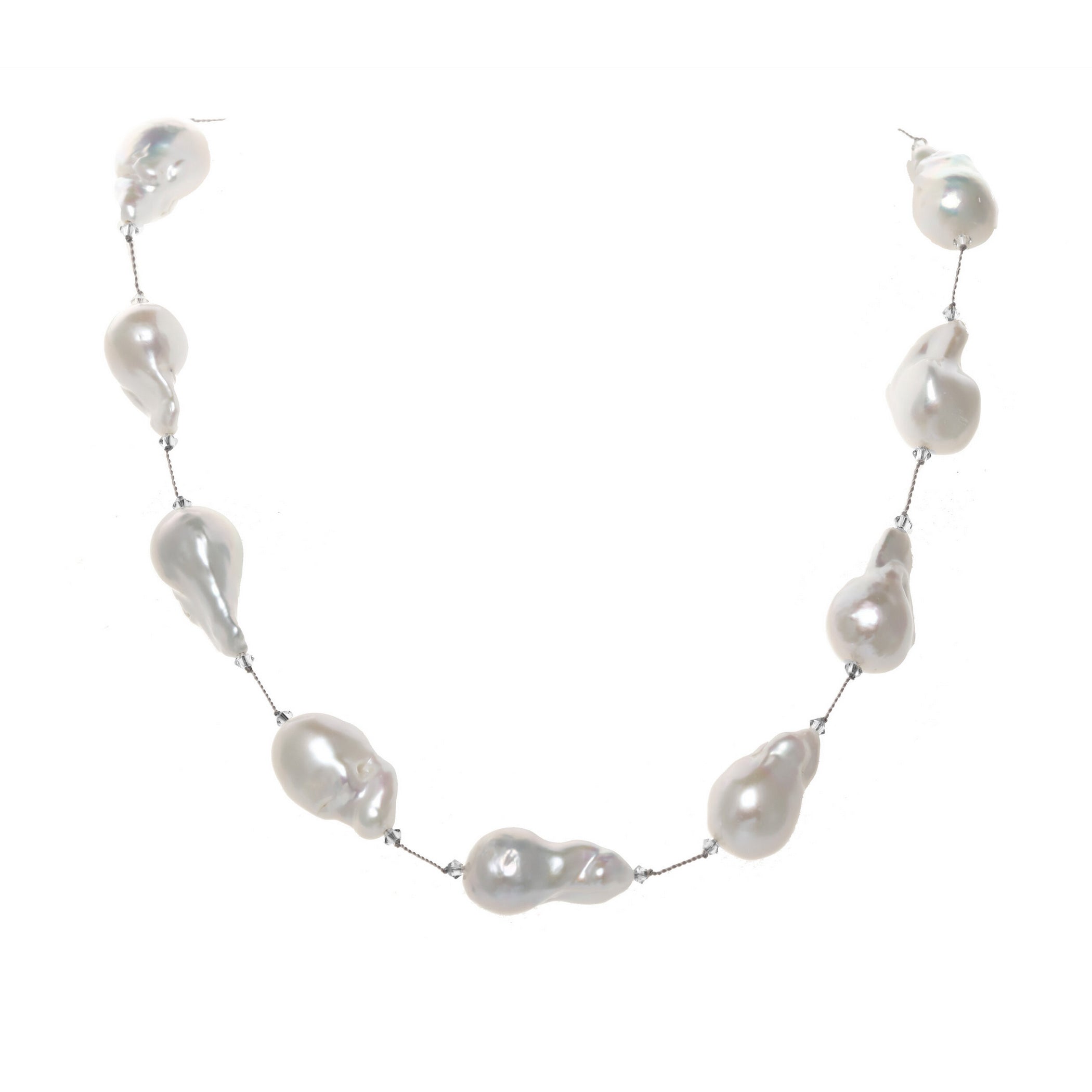 Jennifer All Baroque Freshwater Pearl Necklace