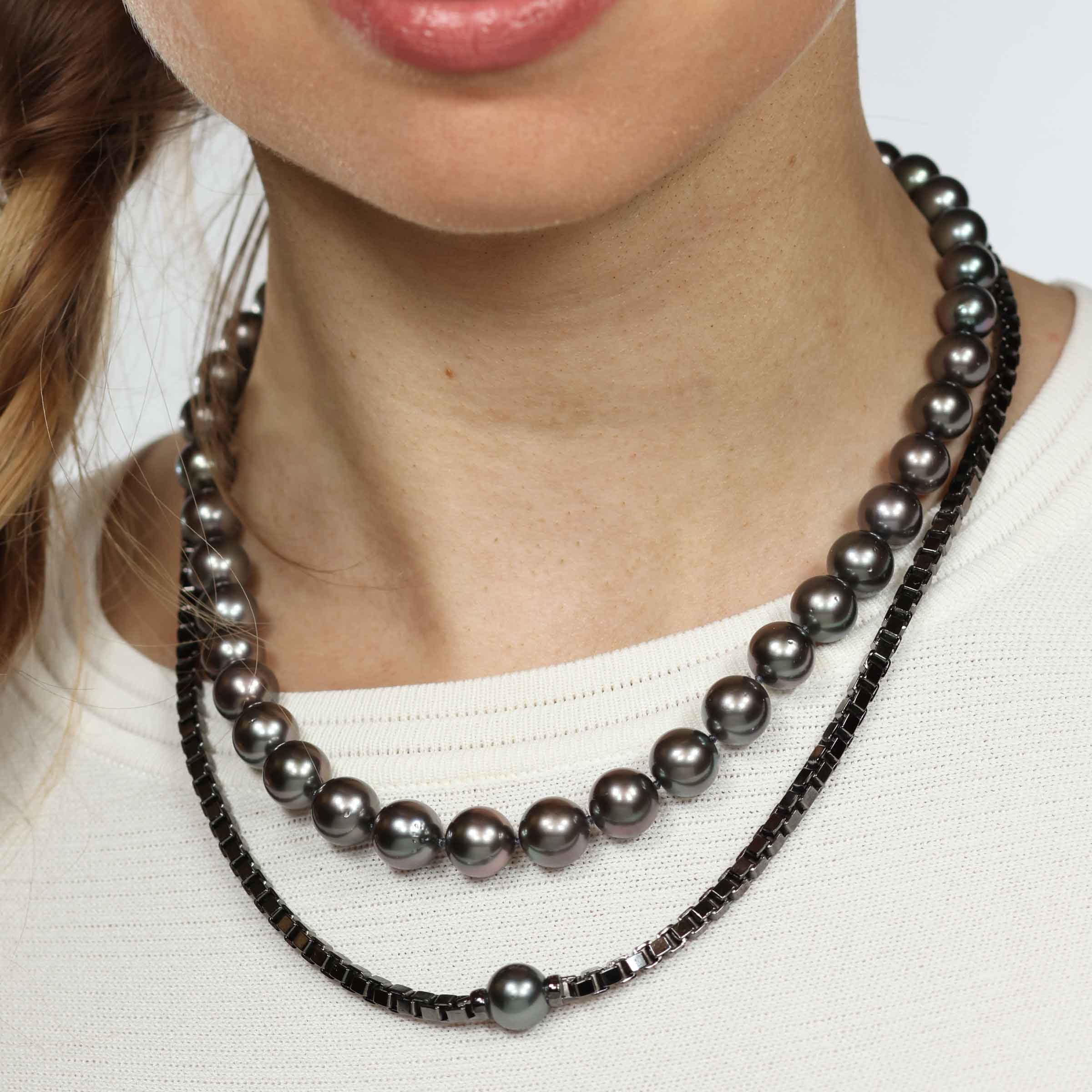 Tahitian cultured sale pearl necklace