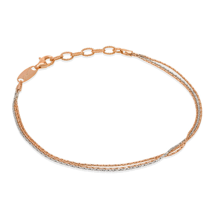 Cluster Diamond Bracelet in 18K Rose Gold - Weldorf | Luxury Jewelry and  Gifts Online Since 1997