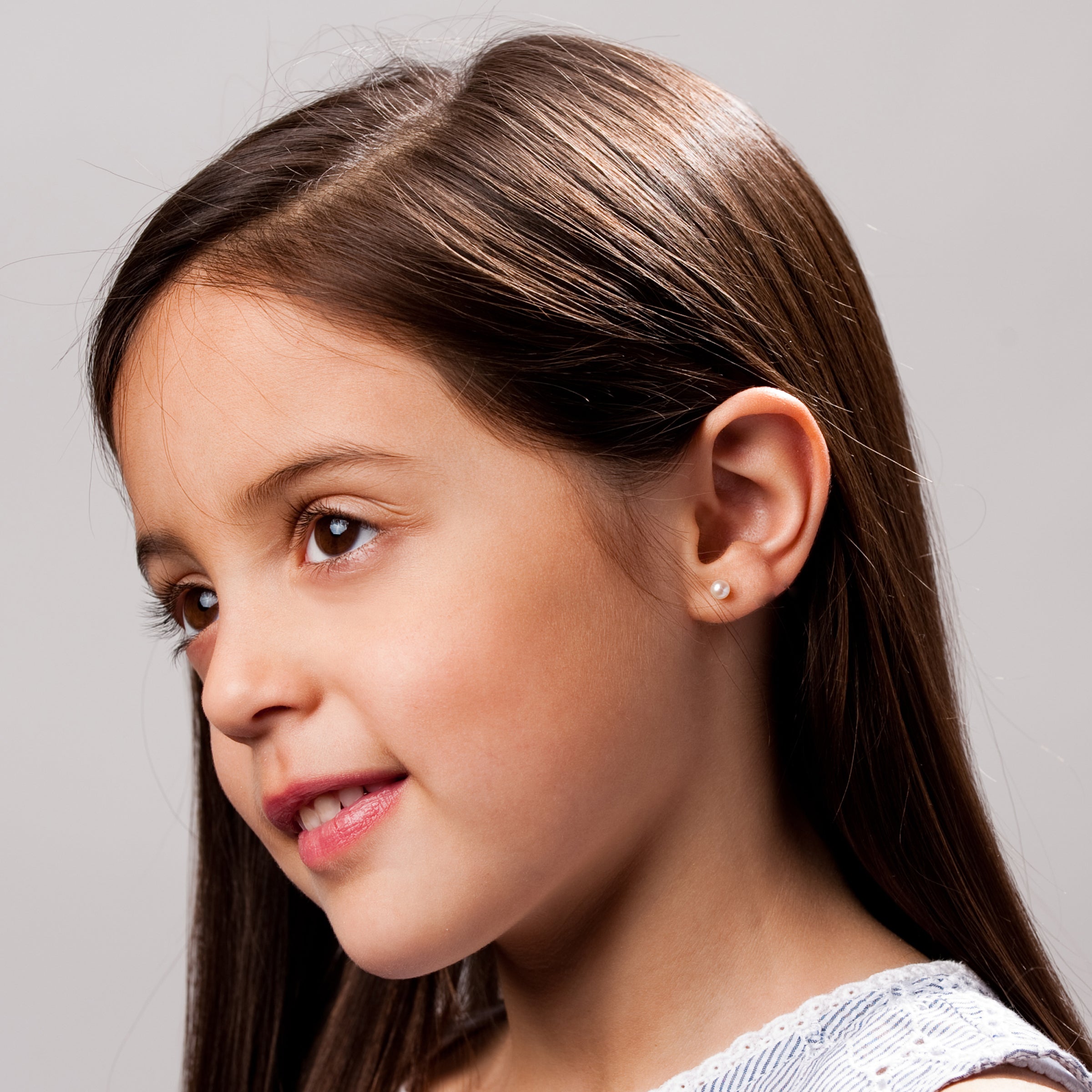 Children's Earring Set in 14K Yellow & White Gold
