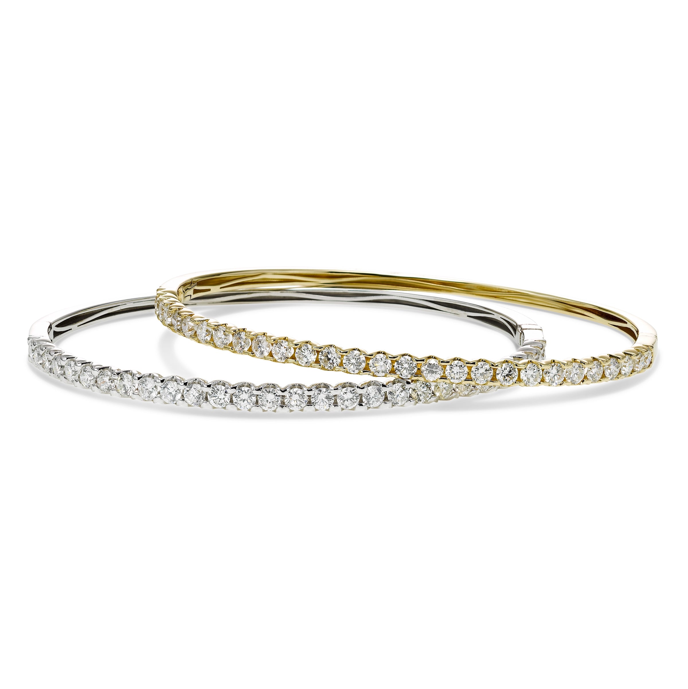 Diamond Bangle Bracelet, .75 Carat, 14K White Gold  Diamond Stores Long  Island – Fortunoff Fine Jewelry