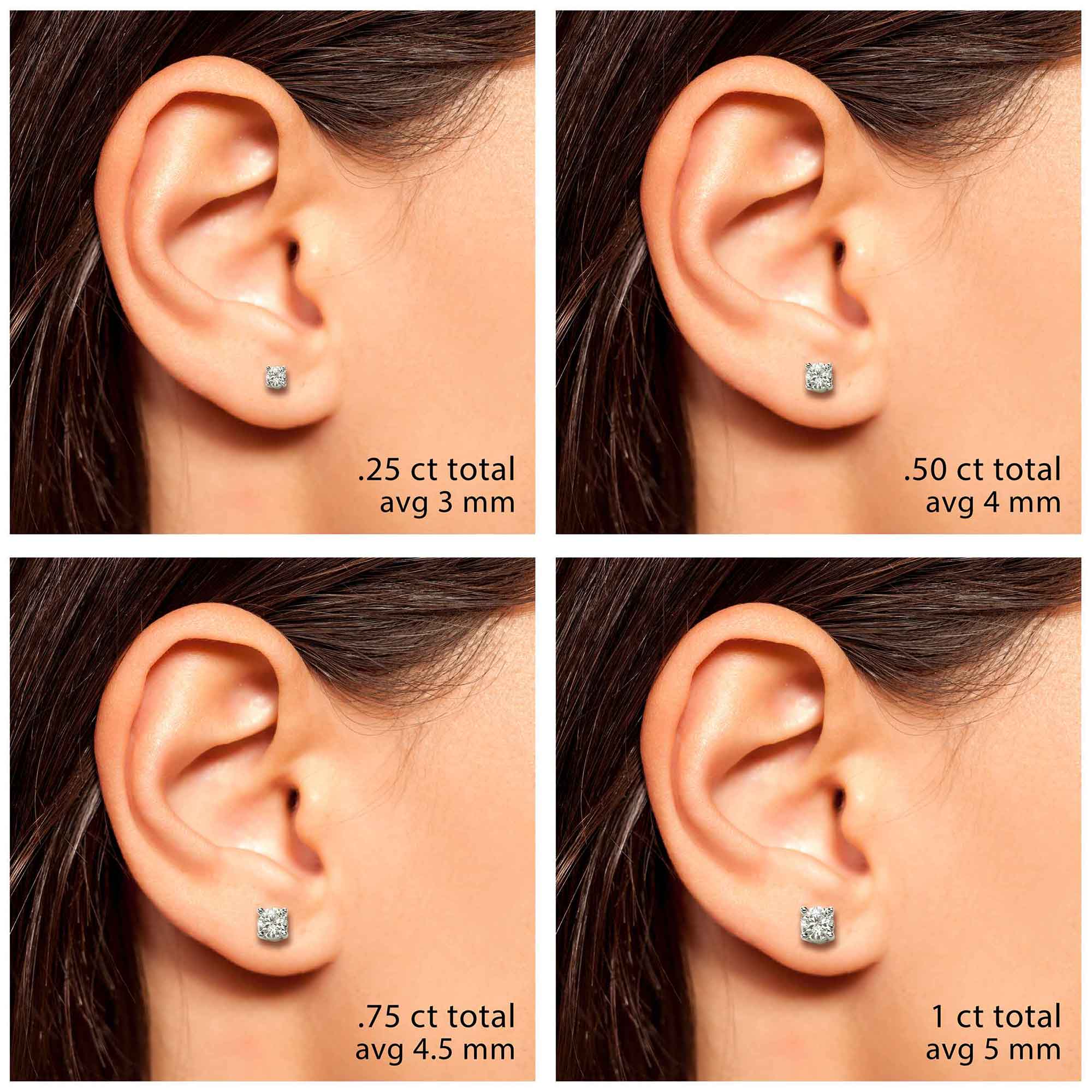 14 carat earrings deals studs