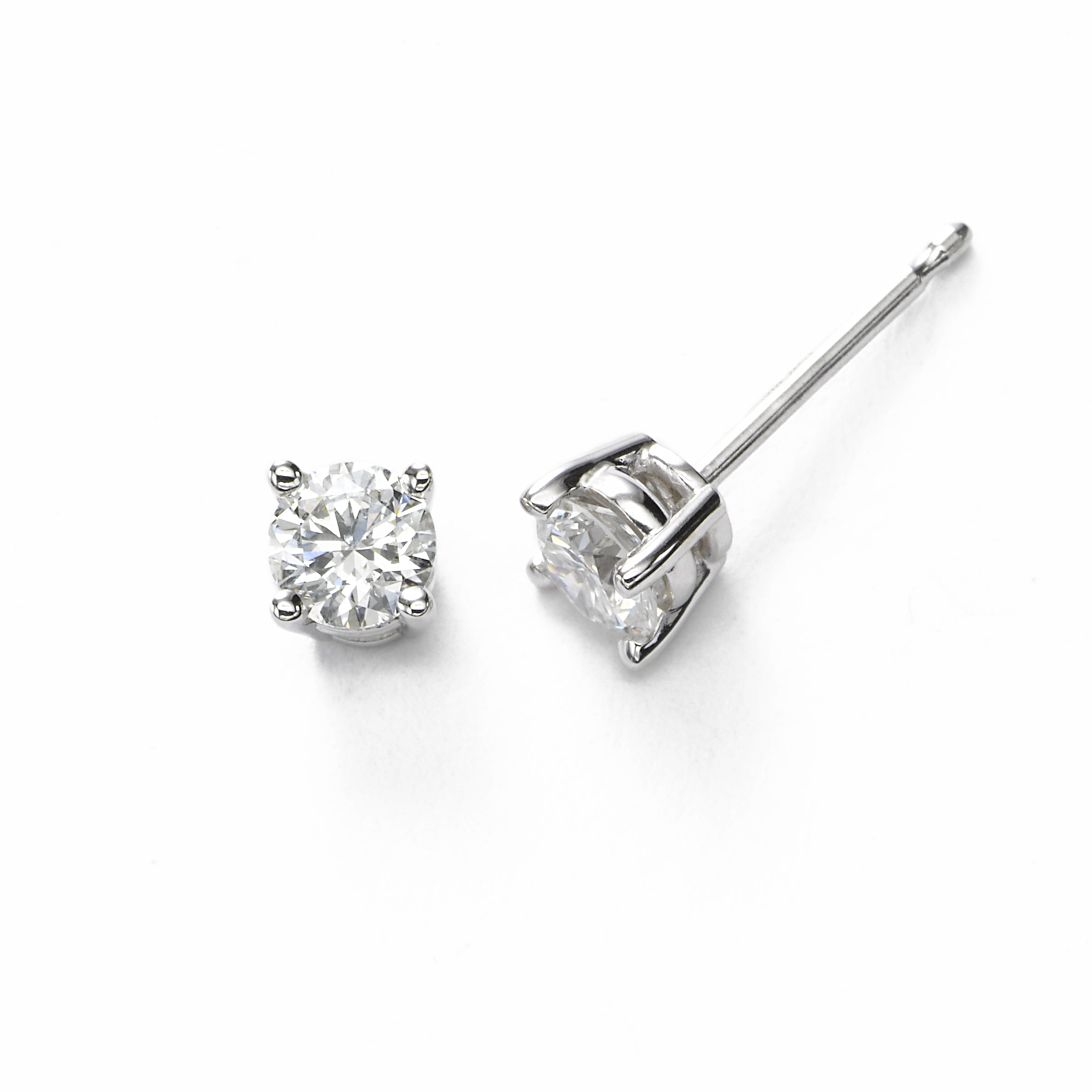 The Diamond Channel 0.20-2.00 cttw Certified NATURAL Diamond Stud India |  Ubuy