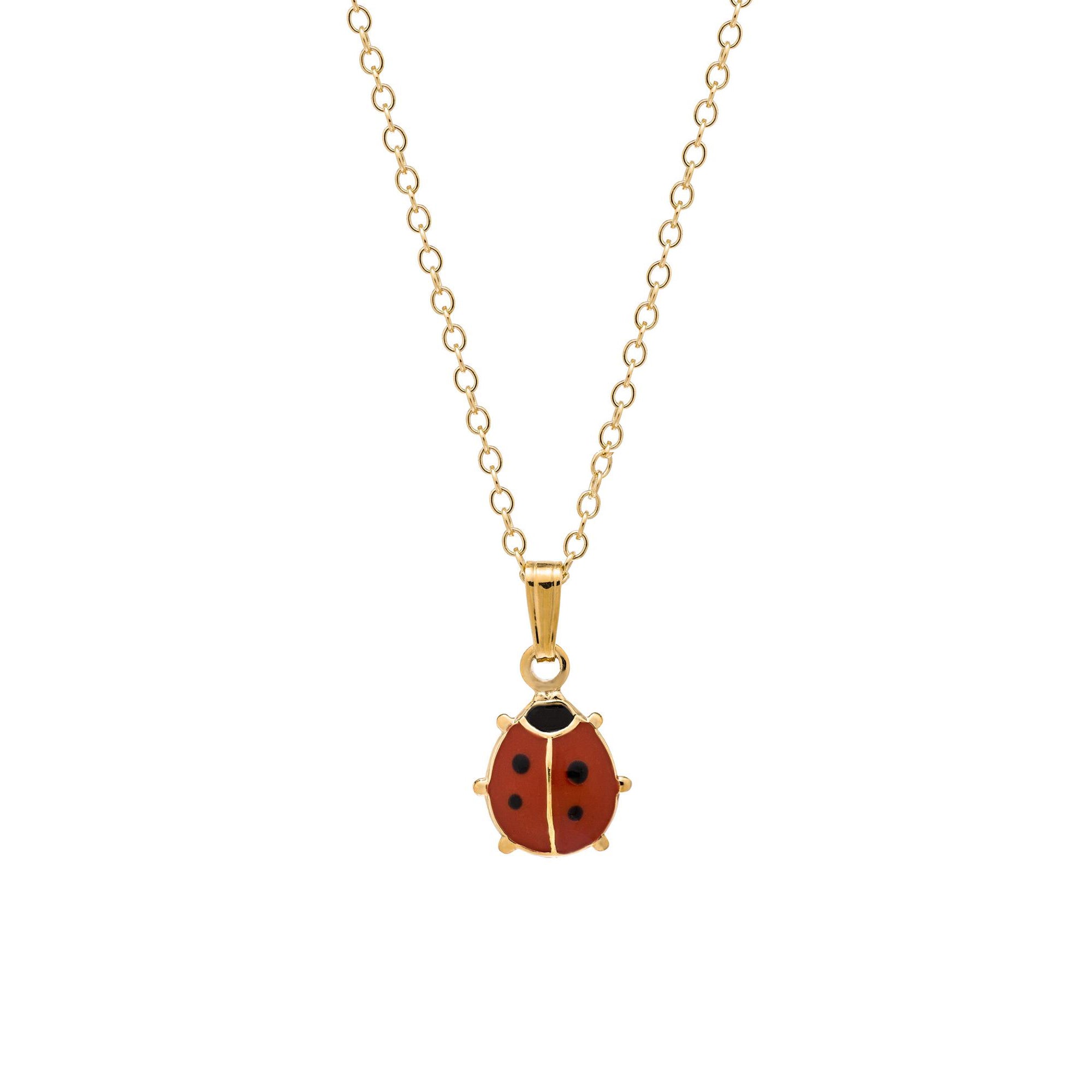 Ladybug on sale pendant necklace