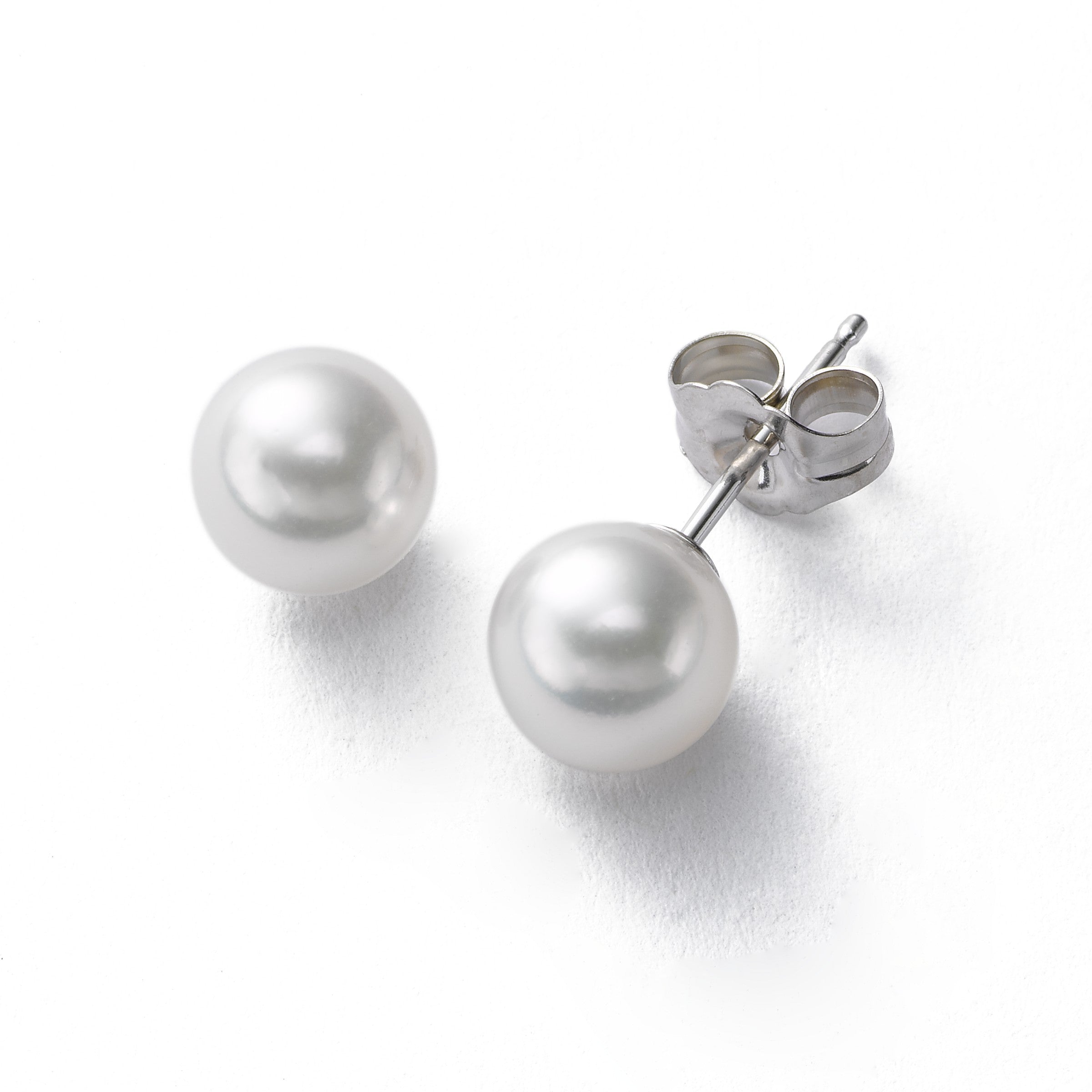 Buy Real Pearl Earrings for Wedding Minimalist White Earrings Saltwater  Jewelry Pearl Jewellery for Bridal Earrings or Bridesmaid Earrings Online  in India - Etsy